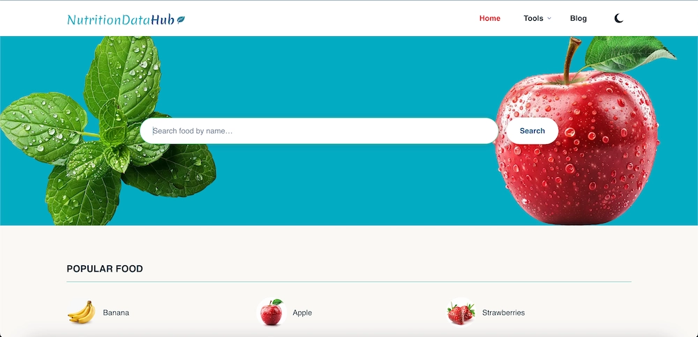 Nutrition Data Hub